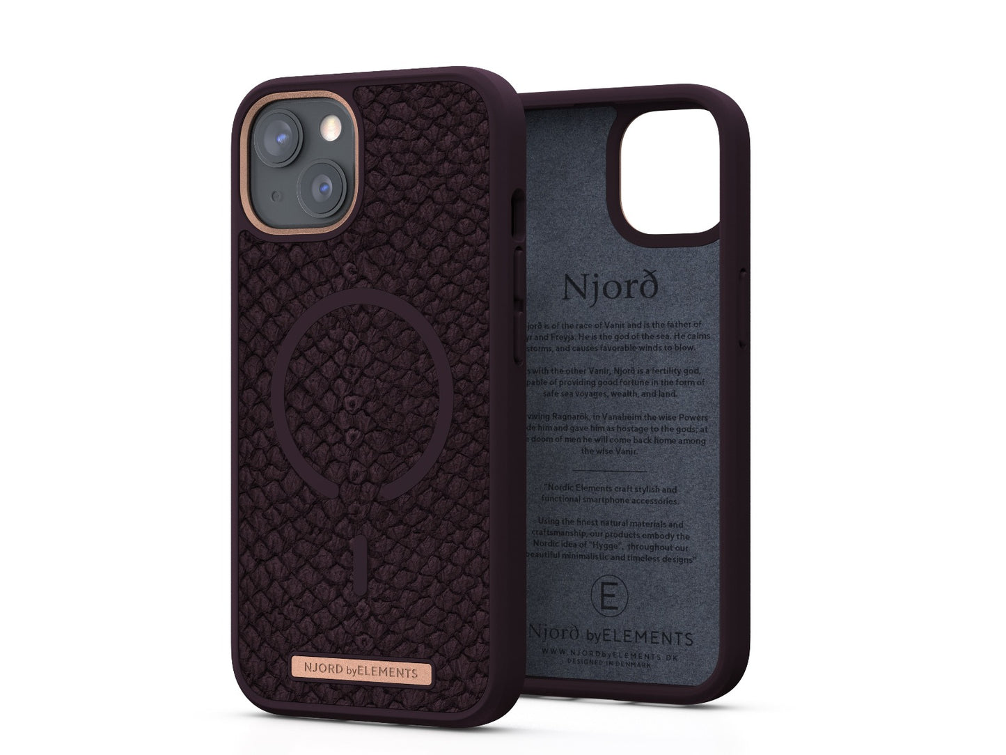Husa de protectie Njord Eldur pentru iPhone 13, Purple - iSTYLE RO