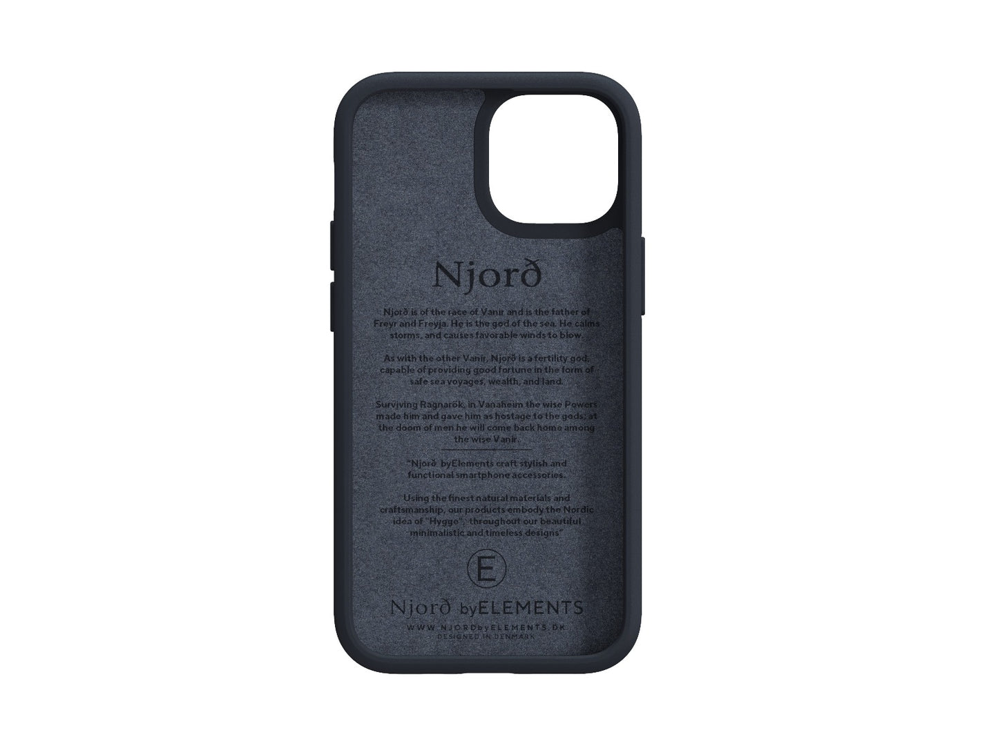Husa de protectie Njord Vindur pentru iPhone 13 Mini, Grey - iSTYLE RO