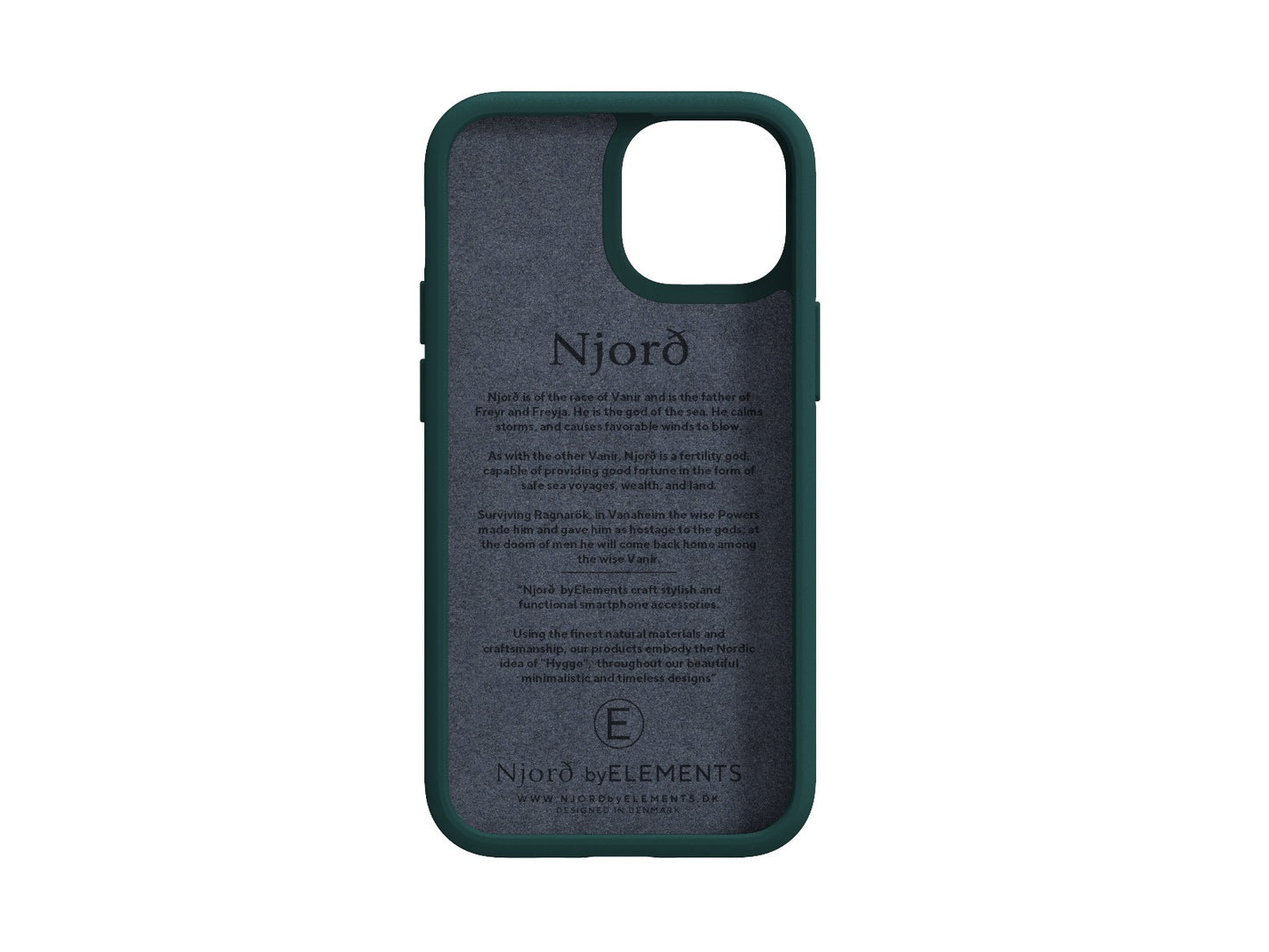 Husa de protectie Njord Jor pentru iPhone 13 Mini, Green - iSTYLE RO