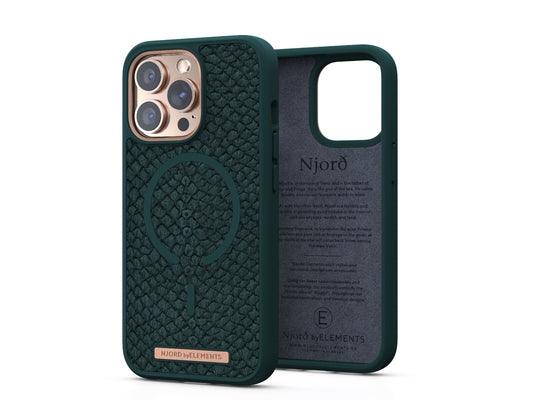 Husa de protectie Njord Jor pentru iPhone 13 Pro, Green - iSTYLE RO