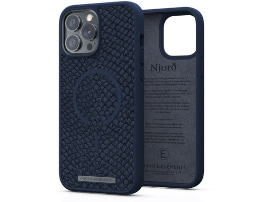 Husa de protectie Njord Vatn pentru iPhone 13 Pro Max, Blue - iSTYLE RO
