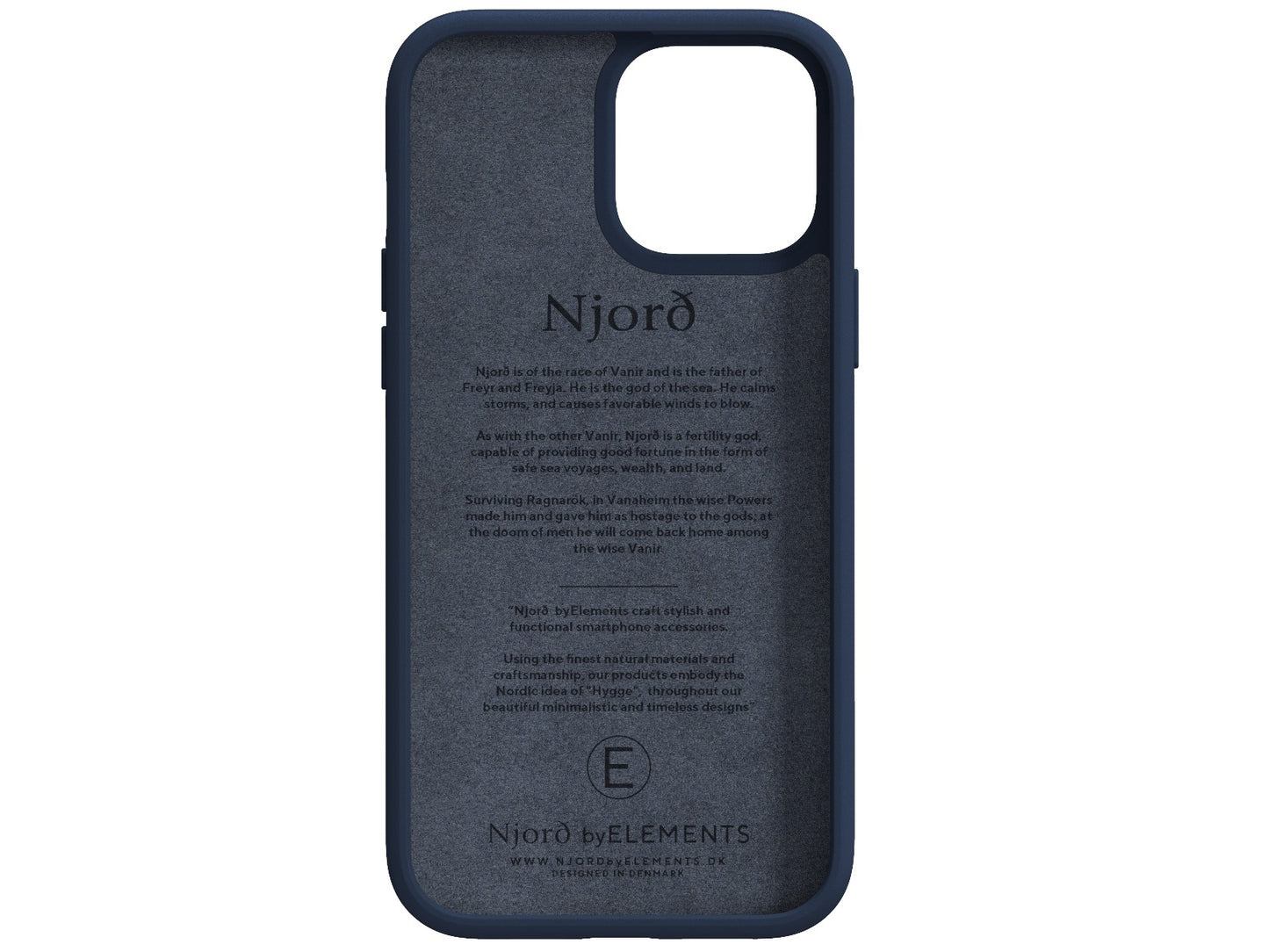 Husa de protectie Njord Vatn pentru iPhone 13 Pro Max, Blue - iSTYLE RO