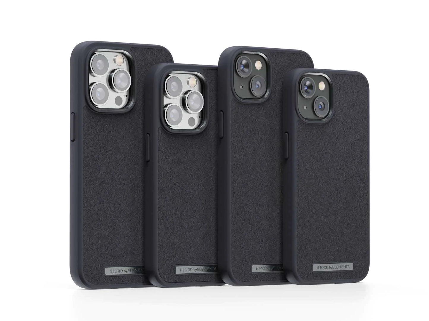 Husa de protectie Njord Genuine pentru iPhone 14 Plus, Piele, Negru - iSTYLE RO