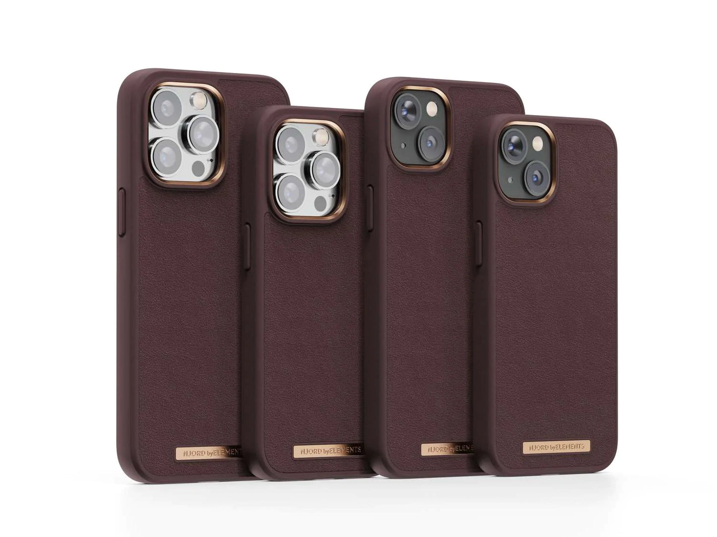 Husa de protectie Njord Genuine pentru iPhone 14 Plus, Piele, Maro - iSTYLE RO