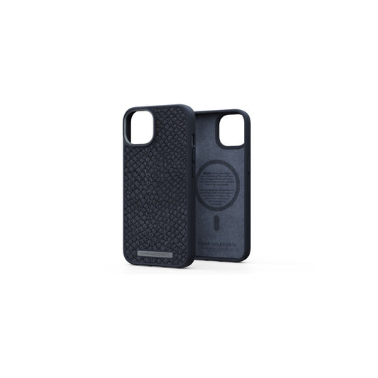 Husa de protectie Njord Salmon cu MagSafe pentru iPhone 14 Plus, Piele, Negru - iSTYLE RO
