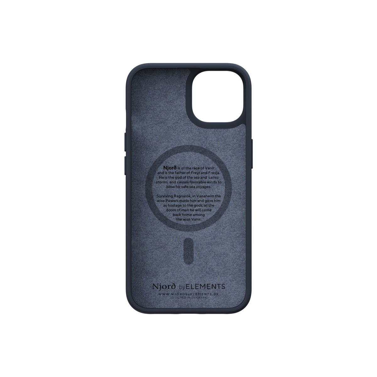 Husa de protectie Njord Salmon cu MagSafe pentru iPhone 14 Plus, Piele, Negru - iSTYLE RO
