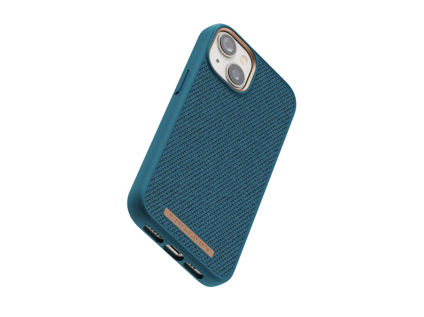 Husa de protectie Njord Fabric Tonal pentru iPhone 14, Deep Sea - iSTYLE RO