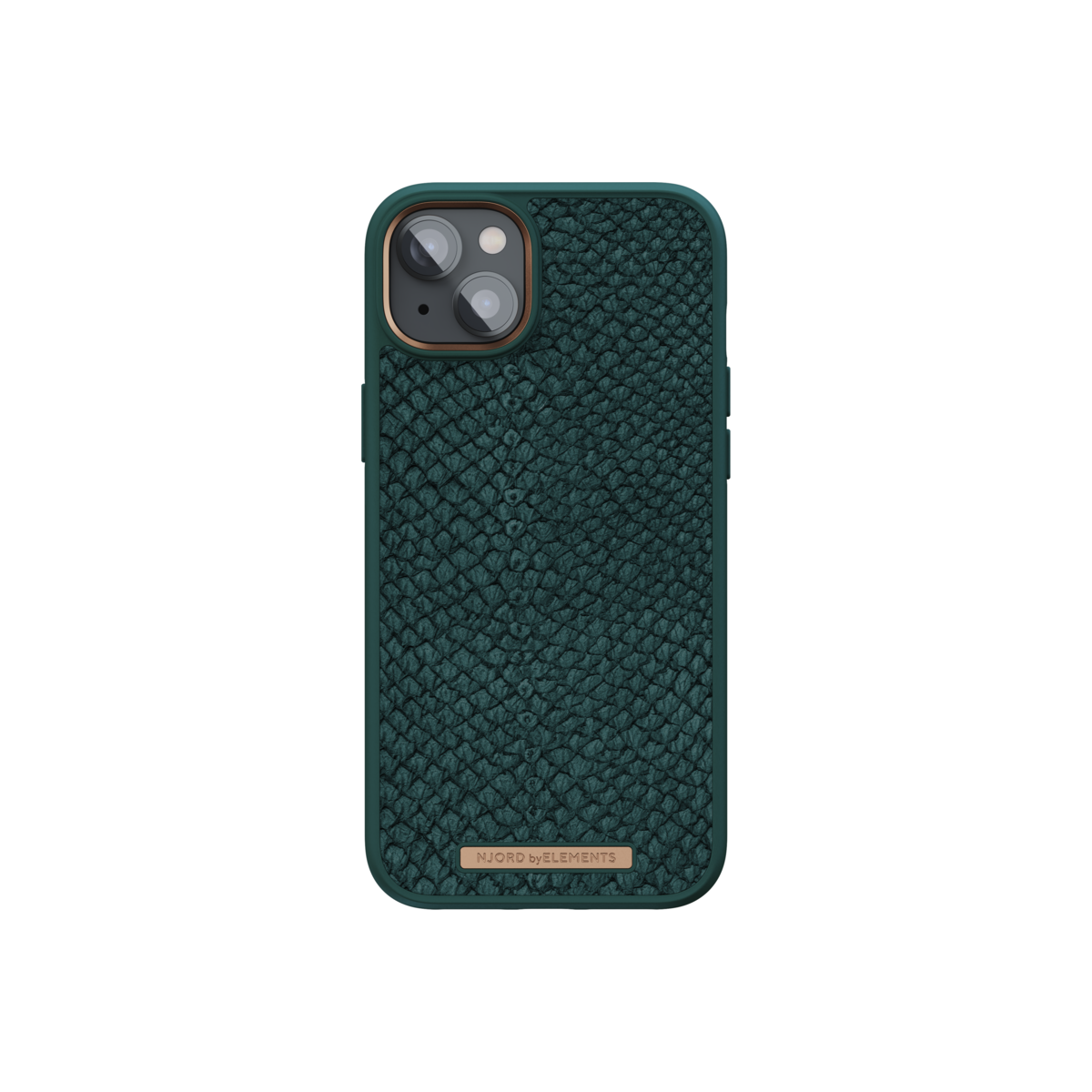Husa de protectie Njord Salmon cu MagSafe pentru iPhone 14 Plus, Piele, Verde - iSTYLE RO
