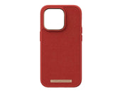 Husa de protectie Njord Suede Comfort+ pentru iPhone 14 Pro Max, Burnt Orange - iSTYLE RO