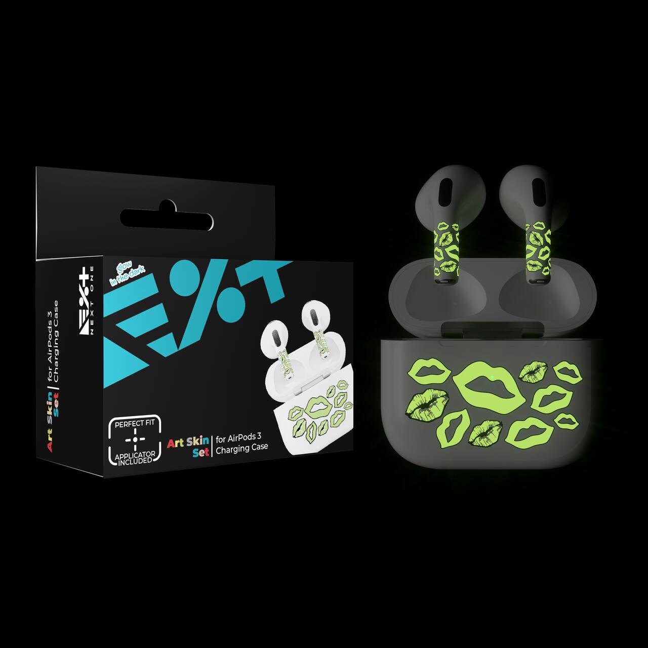 Skin NEXT ONE pentru AirPods 3rd Gen. - Buze fosforescente - iSTYLE RO