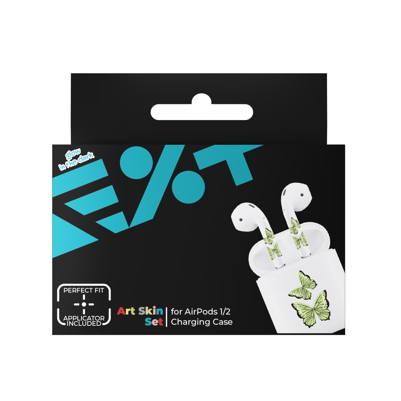 Skin NEXT ONE pentru AirPods - Fluture fosforescent - iSTYLE RO