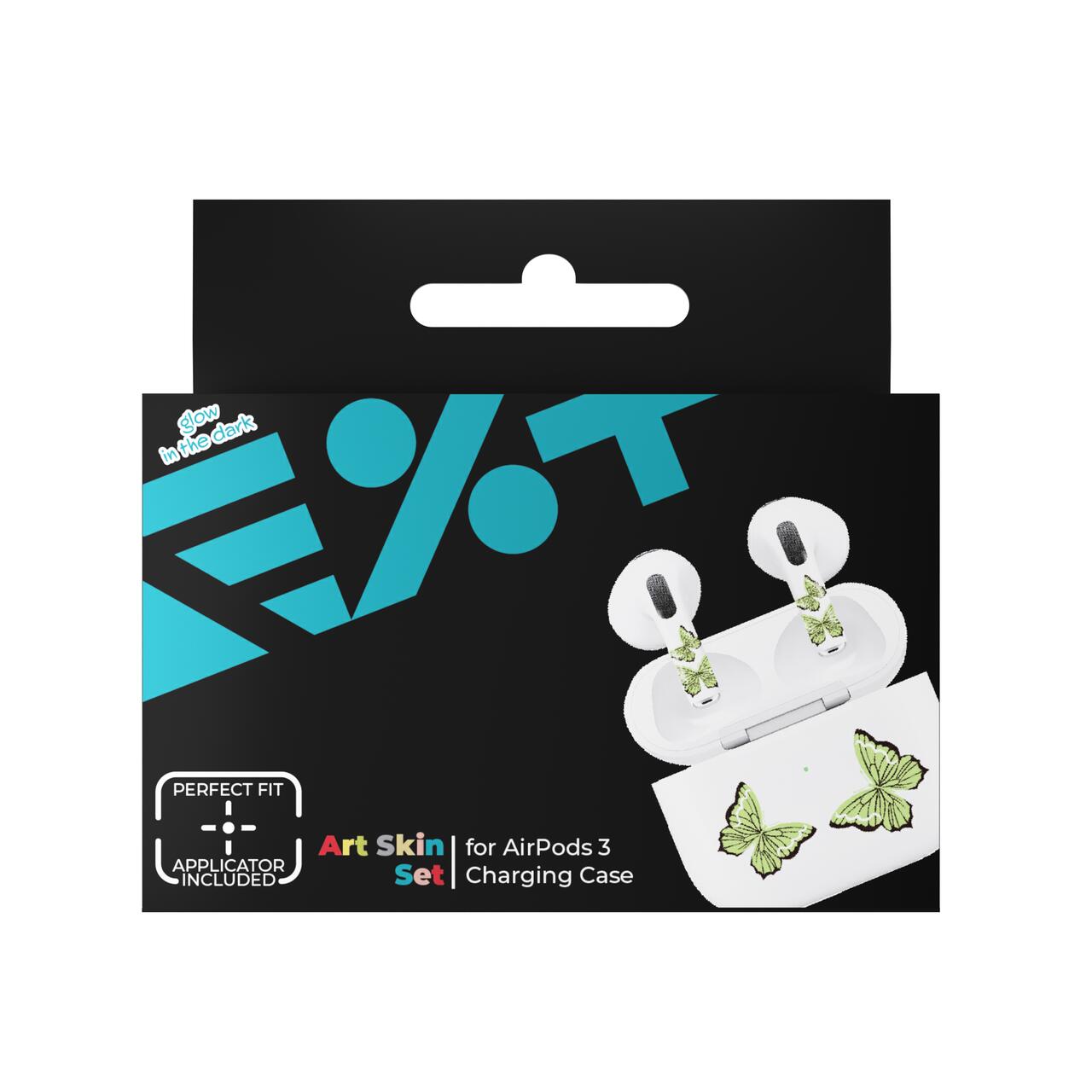 Skin NEXT ONE pentru AirPods 3rd Gen. - Fluture fosforescent - iSTYLE RO