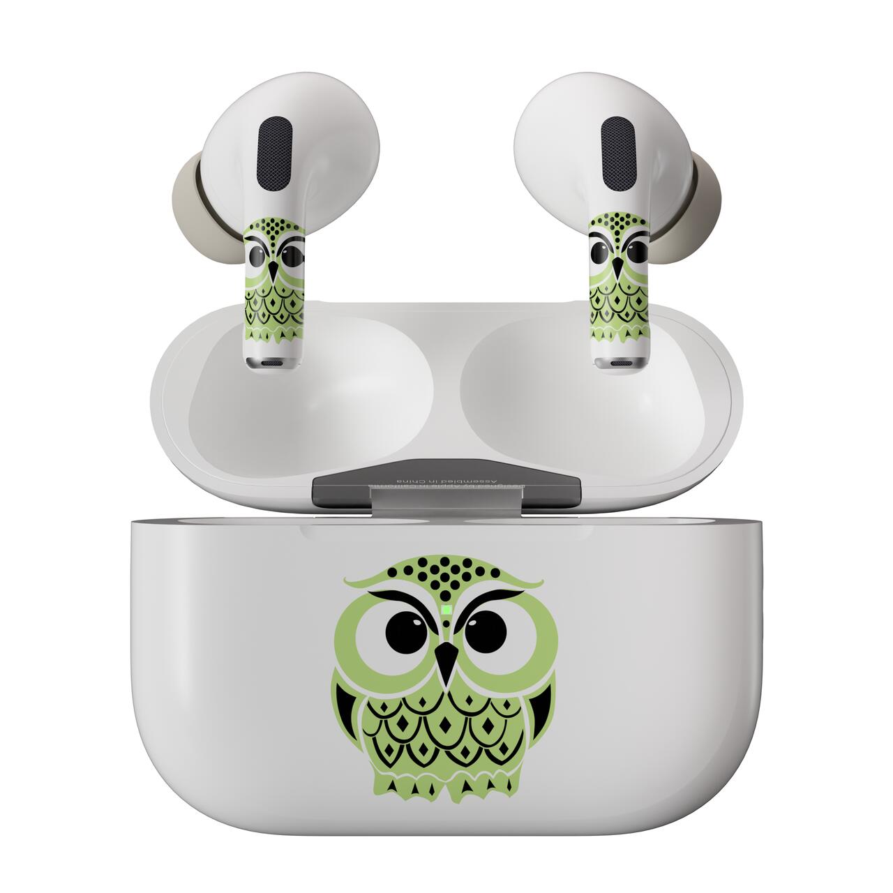 Skin NEXT ONE pentru AirPods Pro - Bufnita fosforescenta - iSTYLE RO