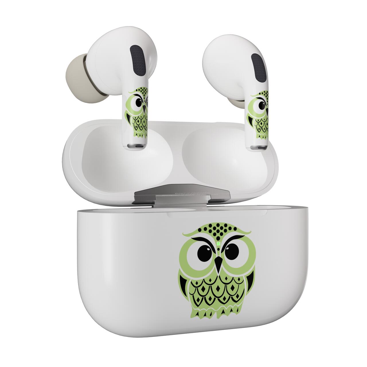 Skin NEXT ONE pentru AirPods Pro - Bufnita fosforescenta - iSTYLE RO
