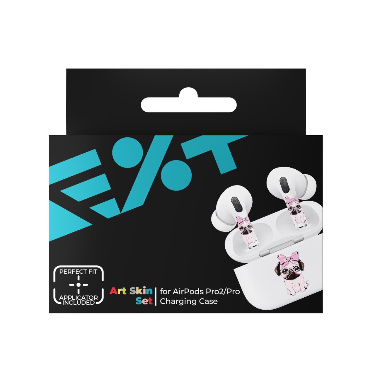 Skin NEXT ONE pentru AirPods Pro - Pug Roz - iSTYLE RO