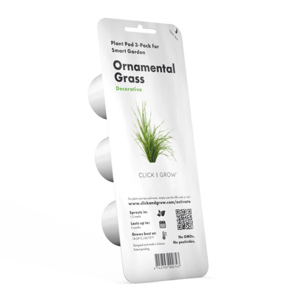 Capsule Click & Grow cu seminte si substrat iarba decorativa 3buc - iSTYLE RO