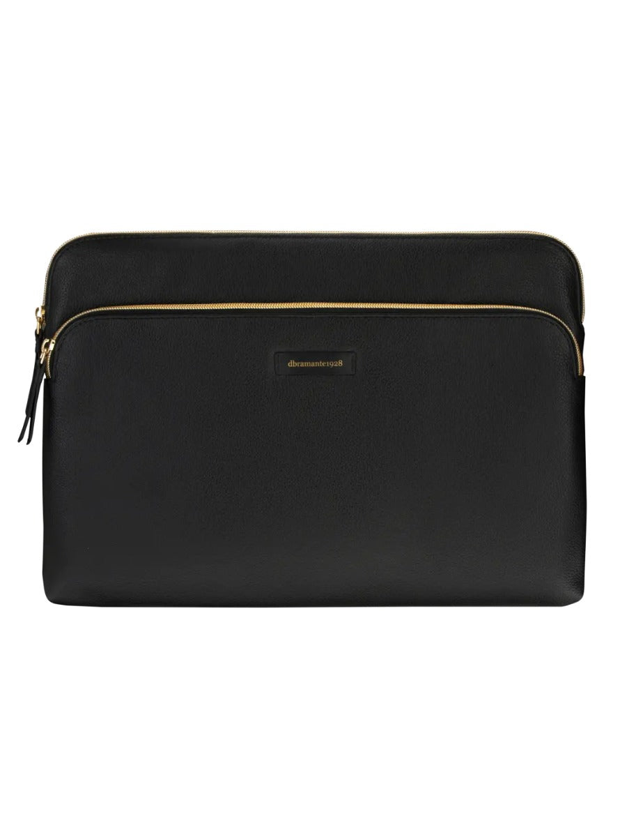 Husa dbramante1928 Paris+ pentru MacBook Pro 13"/MacBook Air 13", Piele, Negru - iSTYLE RO