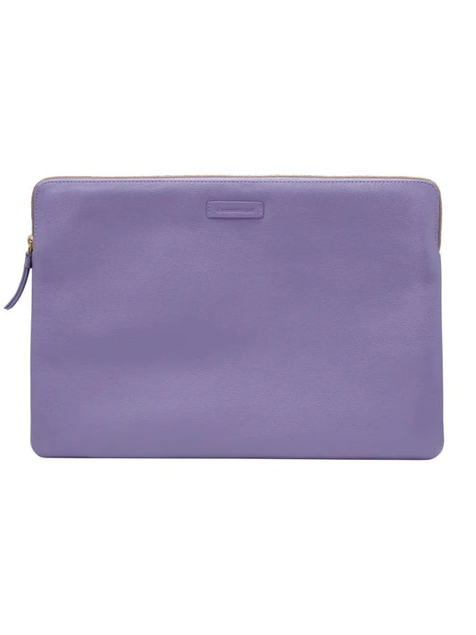 Husa dbramante1928 Paris pentru MacBook Pro 16", Piele, Mov - iSTYLE RO