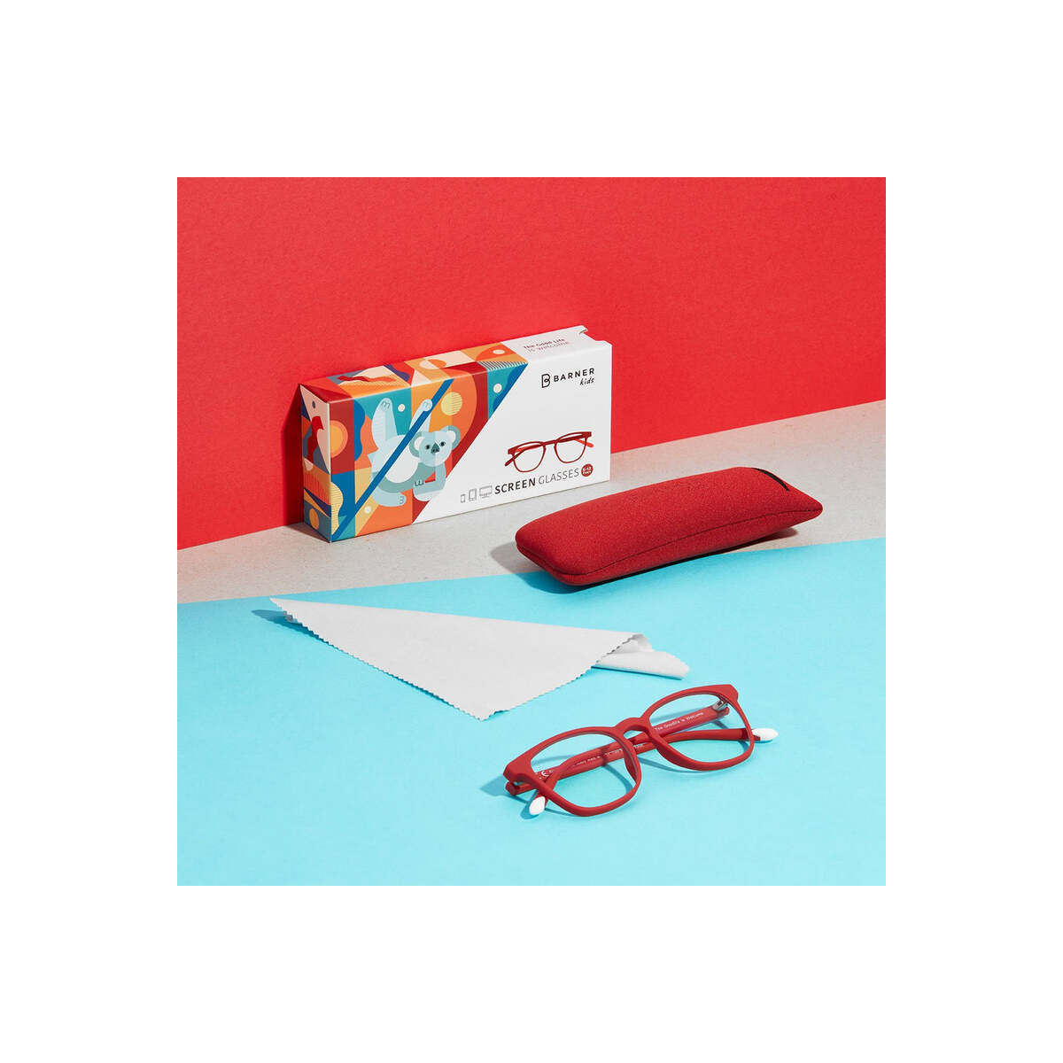 Ochelari de protectie laptop pentru copii Dalston Ruby Red - iSTYLE RO