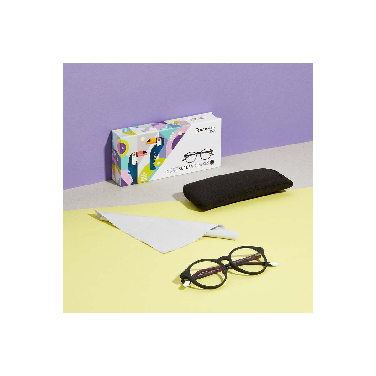 Ochelari de protectie laptop pentru copii Le Marais Black Noir - iSTYLE RO