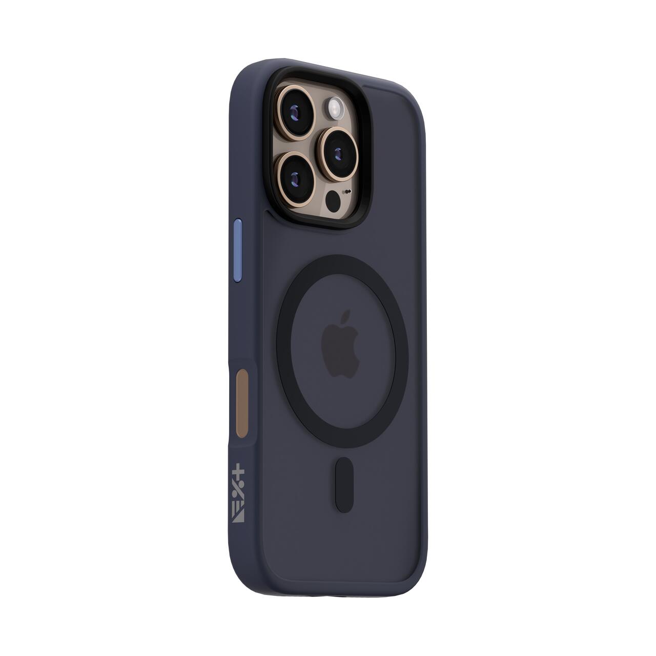 Husa de protectie NEXT ONE Mist Shield cu MagSafe pentru iPhone 16 Pro, Albastru - iSTYLE RO