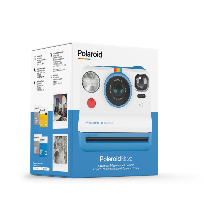 Camera Foto Instant Polaroid Now, Albastru - iSTYLE RO