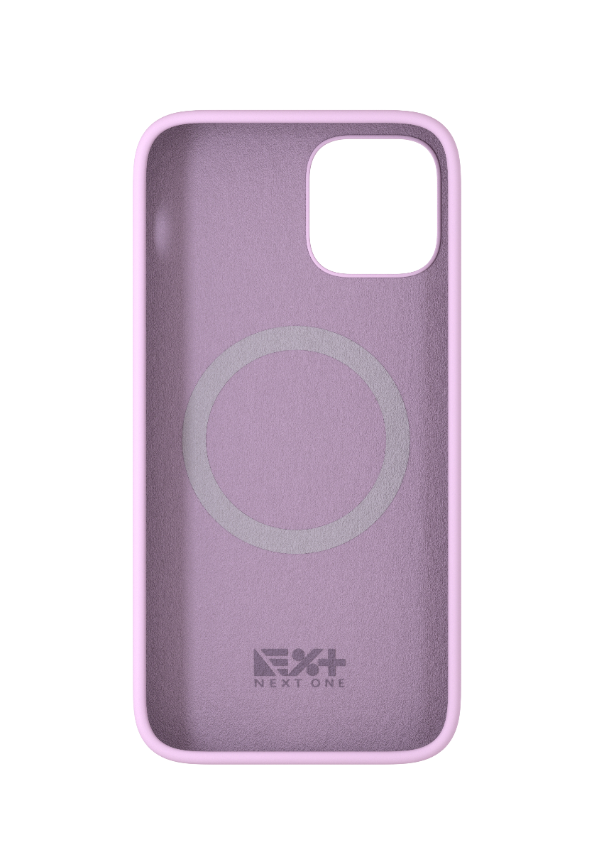 Husa de protectie NEXT ONE Silicon Case MagSafe pentru iPhone 12 si iPhone 12 Pro, Roz - iSTYLE RO
