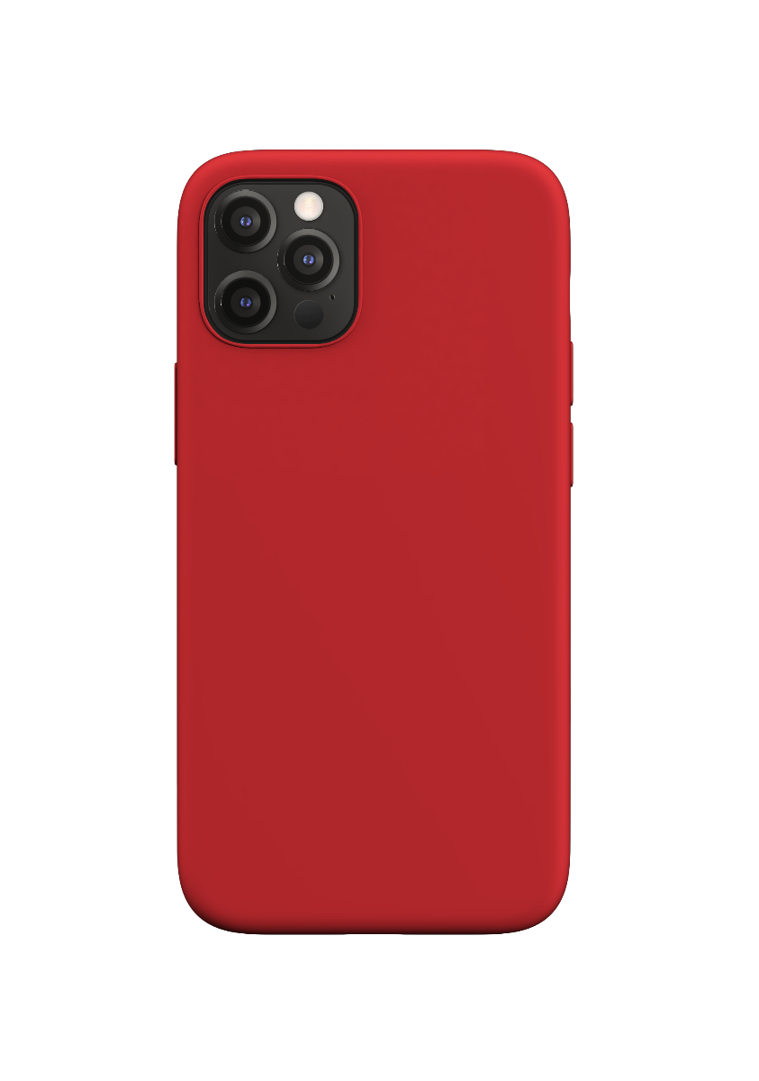 Husa de protectie NEXT ONE Silicon Case MagSafe pentru iPhone 12 Pro Max, Rosu - iSTYLE RO
