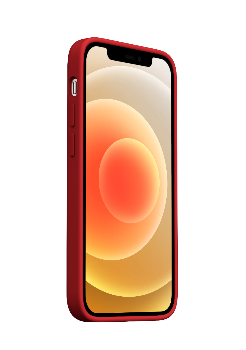 Husa de protectie NEXT ONE Silicon Case MagSafe pentru iPhone 12 Pro Max, Rosu - iSTYLE RO