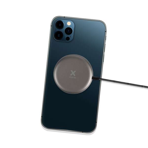 Pad Xtorm, Incarcator Magnetic wireless, Argintiu - iSTYLE RO