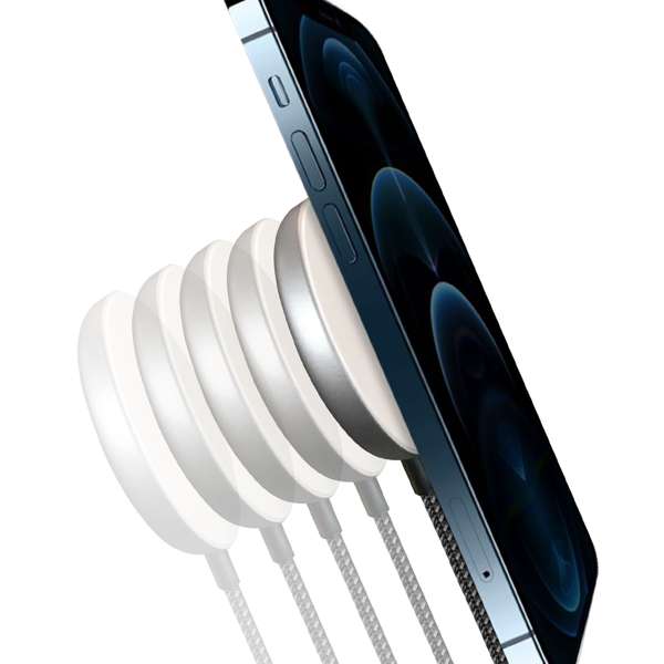 Pad Xtorm, Incarcator Magnetic wireless, Argintiu - iSTYLE RO