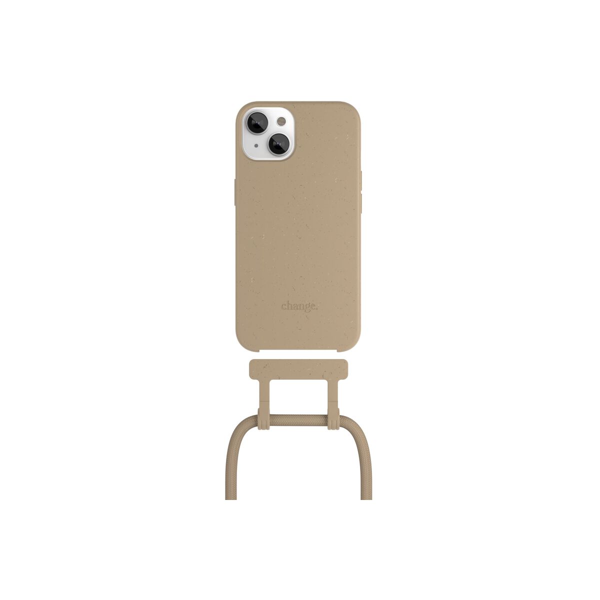 Husa de protectie Woodcessories Change Case pentru iPhone 14, Taupe - iSTYLE RO