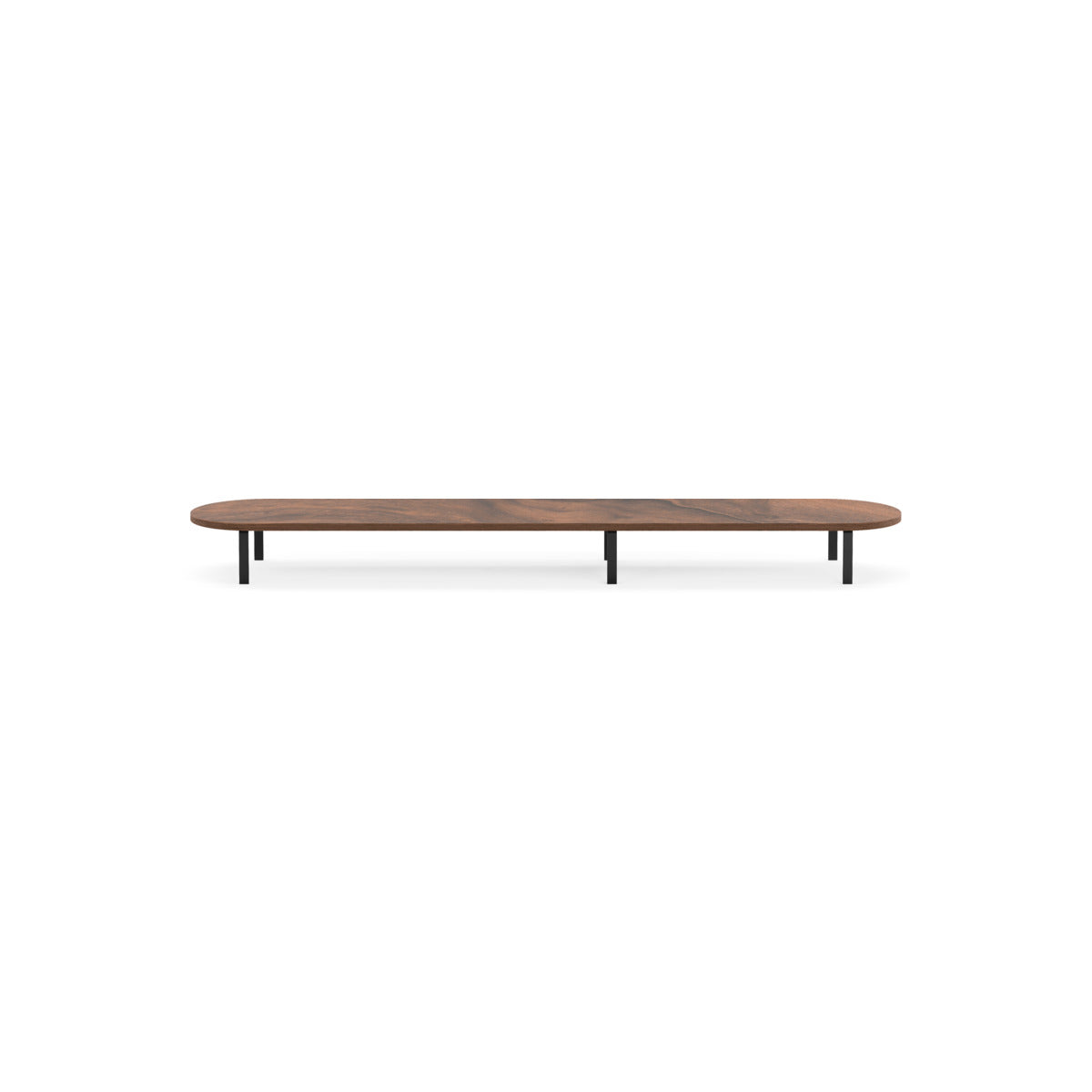 Stand dublu Woodcessories pentru monitor Walnut/Black - iSTYLE RO