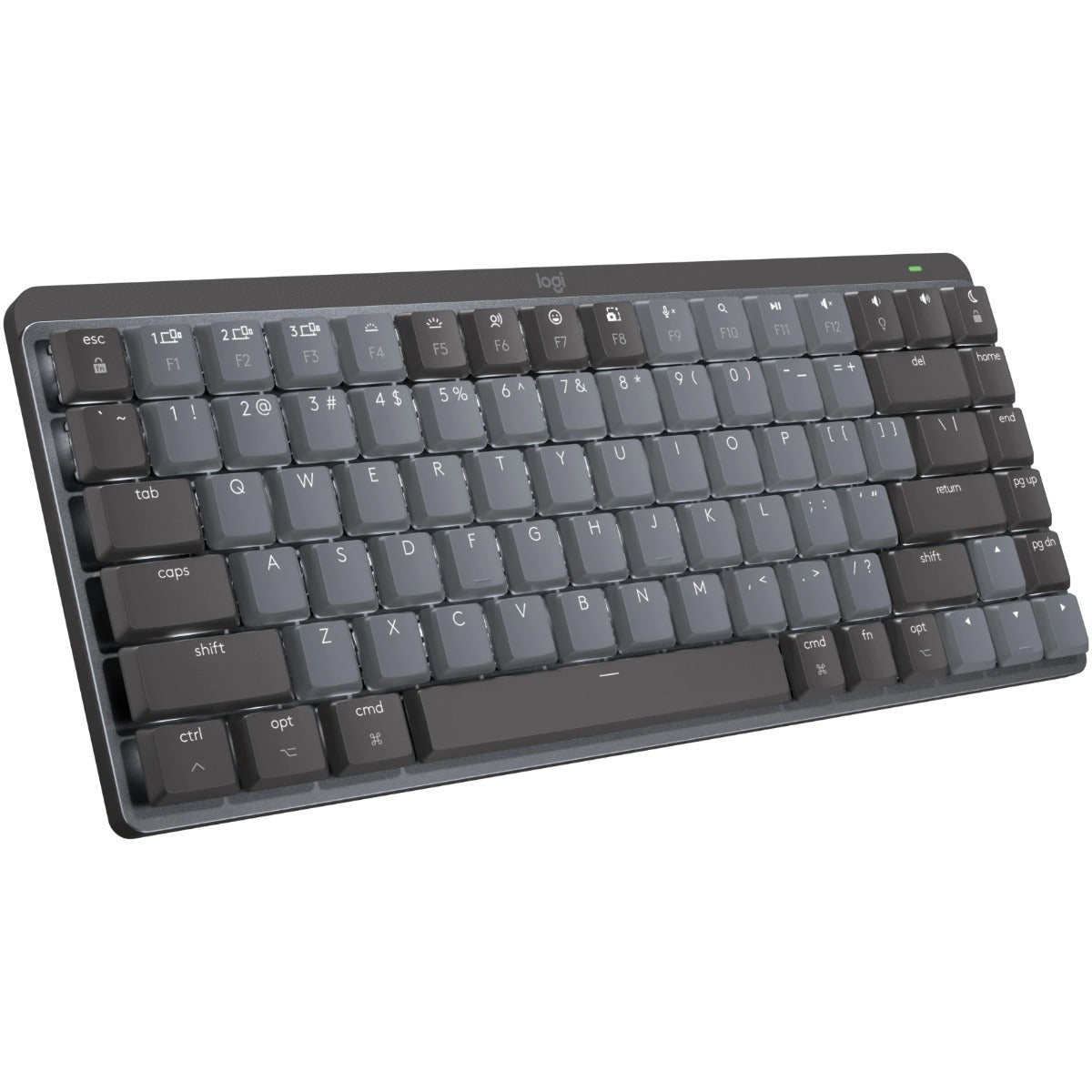 Tastatura Wireless Logitech MX Mechanical Perfomance Mini for Mac, Iluminata, Silentioasa, USB, BT, US INT, Space Grey - iSTYLE RO