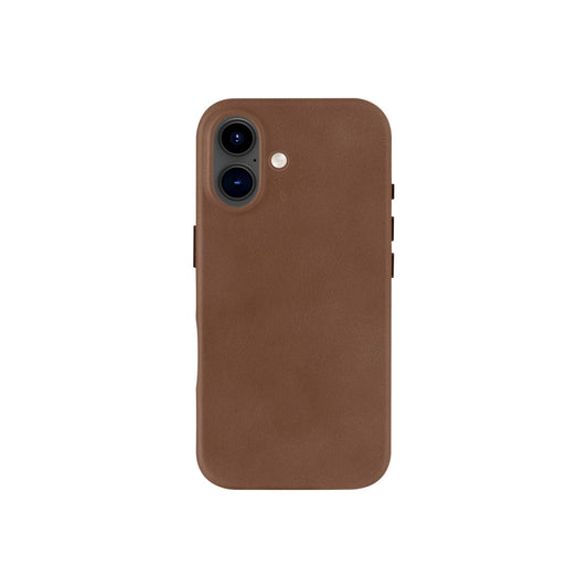 Husa de protectie Dbramante1928 din piele pentru iPhone 16, Roskilde, Maro - iSTYLE RO