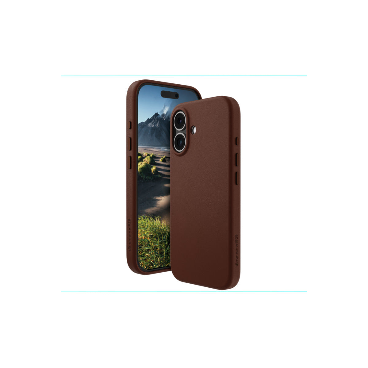 Husa de protectie Dbramante1928 din piele pentru iPhone 16, Roskilde, Maro - iSTYLE RO