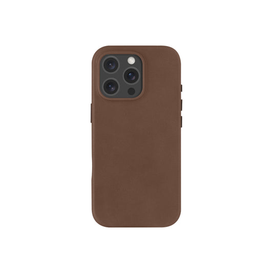 Husa de protectie Dbramante1928 din piele pentru iPhone 16 Pro, Roskilde, Maro - iSTYLE RO