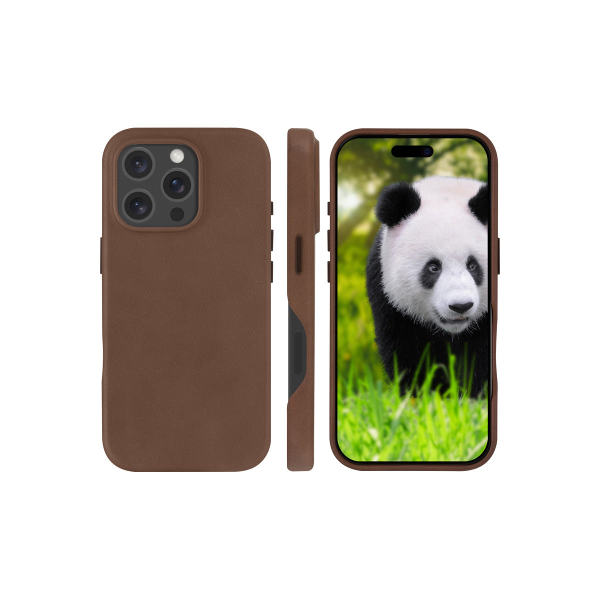 Husa de protectie Dbramante1928 din piele pentru iPhone 16 Pro, Roskilde, Maro - iSTYLE RO