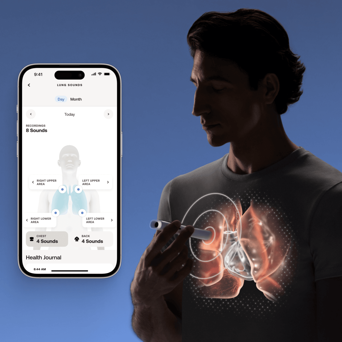 Withings Beam-O - Dispozitiv MultiScan 4 in 1 de evaluare a sanatatii (termometru, EKG, SPO2, stetoscop digital) - iSTYLE RO