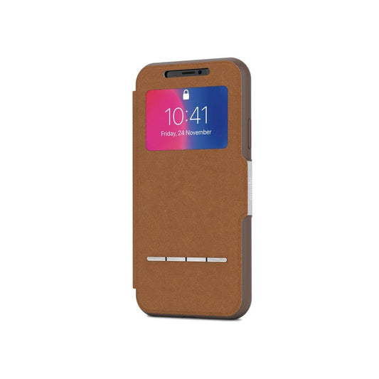 Husa de protectie Moshi SenseCover pentru iPhone X - Caramel Brown - iSTYLE RO