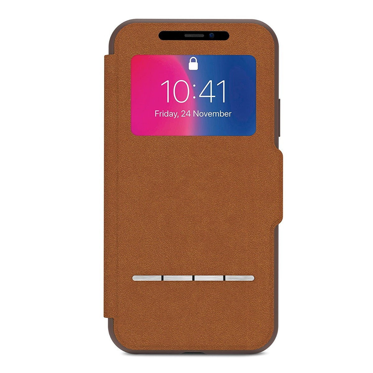 Husa de protectie Moshi SenseCover pentru iPhone X - Caramel Brown - iSTYLE RO