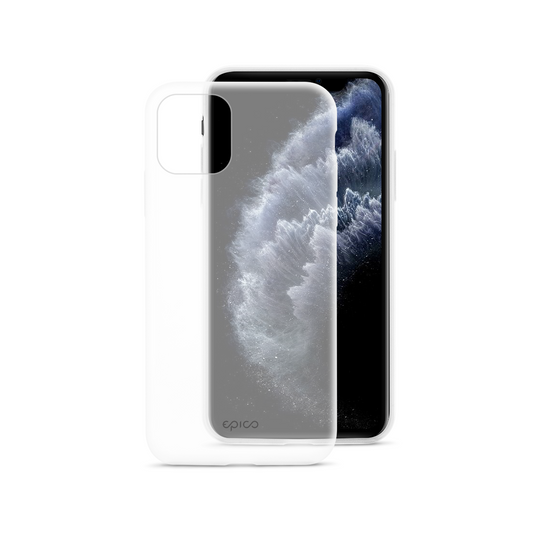 Husa de protectie Epico pentru iPhone 11 Pro, Silicon, Alb Transparent - iSTYLE RO