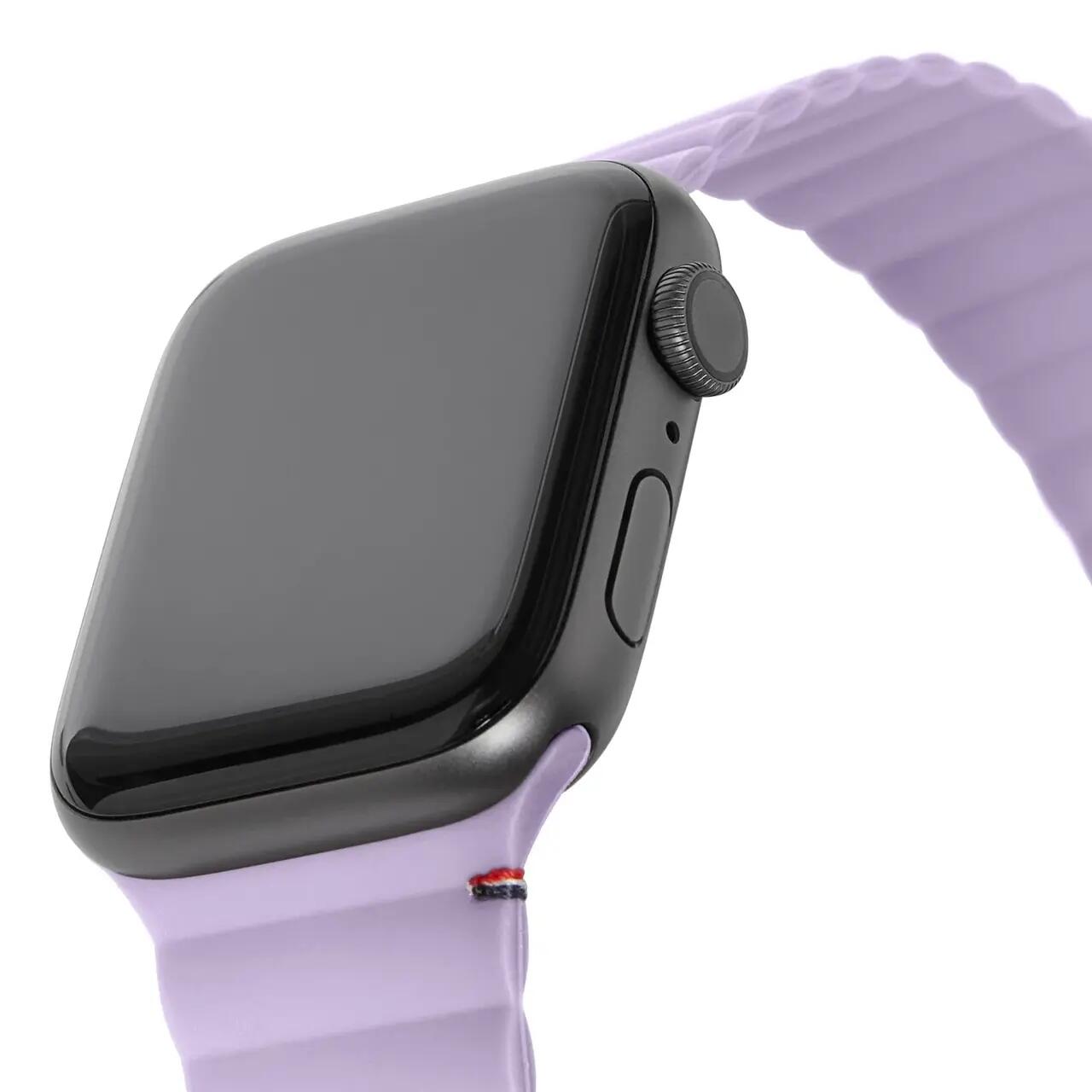 Curea magnetică DECODED pentru Apple Watch 45/44/42, Mov - iSTYLE RO
