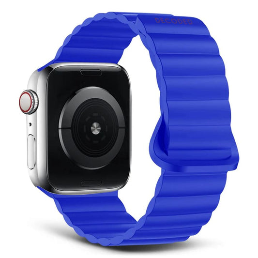 Curea magnetică DECODED pentru Apple Watch Apple Watch 42/44/45/49MM, Silicon, Albastru - iSTYLE RO