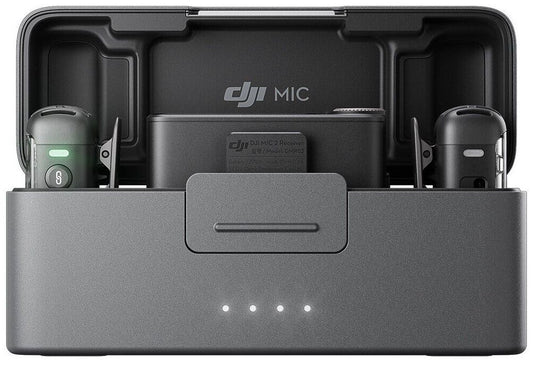 Kit DJI microfon Wireless 2 MIC (2 TX + 1 RX + Stație încărcare) - iSTYLE RO