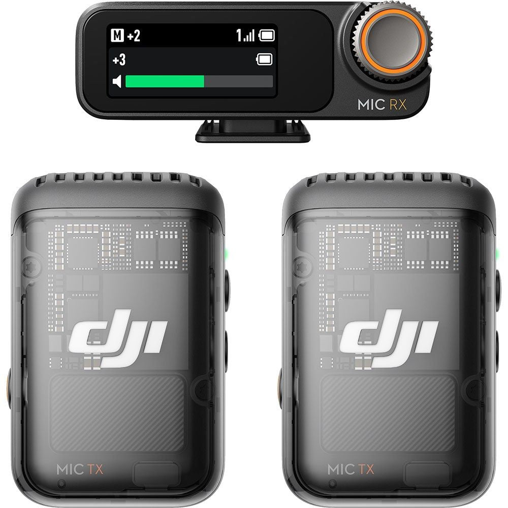 Kit DJI microfon Wireless 2 MIC (2 TX + 1 RX + Stație încărcare) - iSTYLE RO