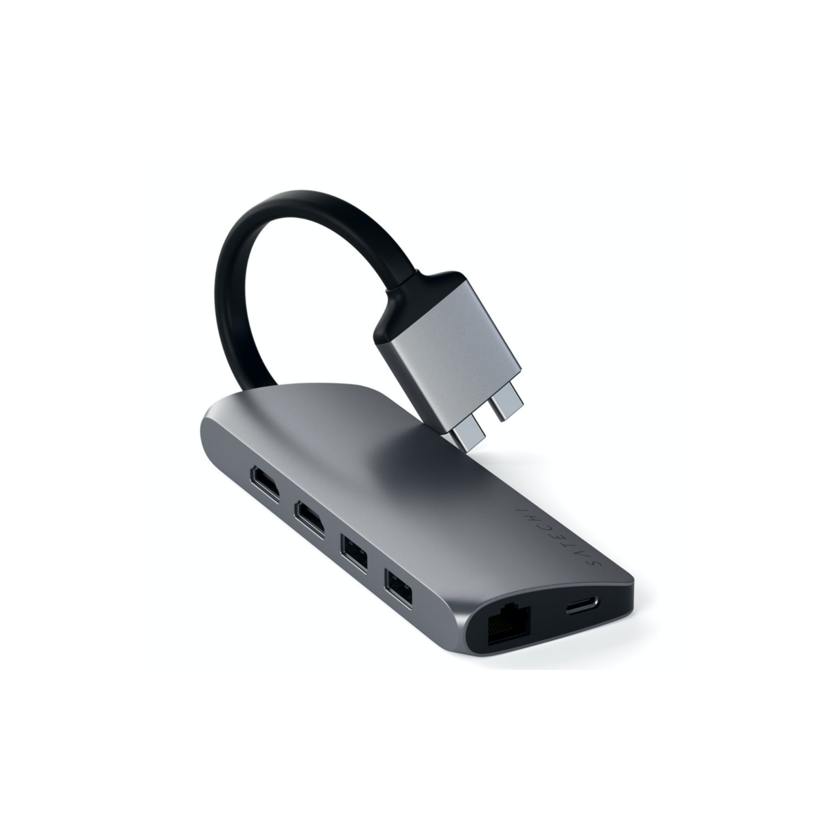 Adaptor Satechi TYPE-C Dual Multimedia Adapter - Space Gray - iSTYLE RO