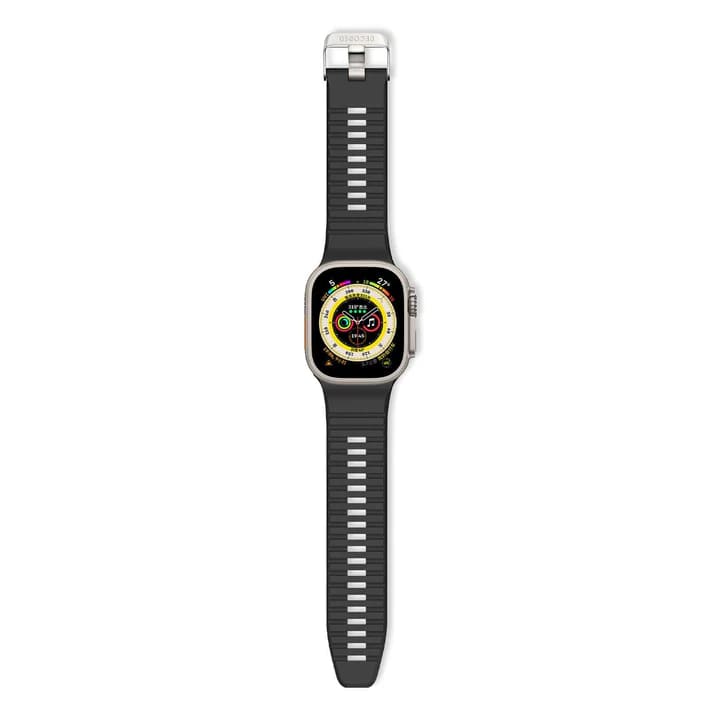 Curea Sport Traction Lite DECODED pentru Apple Watch 42/49MM, Silicon, Negru - iSTYLE RO