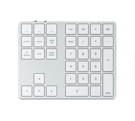 Extensie tastatura Satechi Aluminum Bluetooth Keypad - Silver - iSTYLE RO