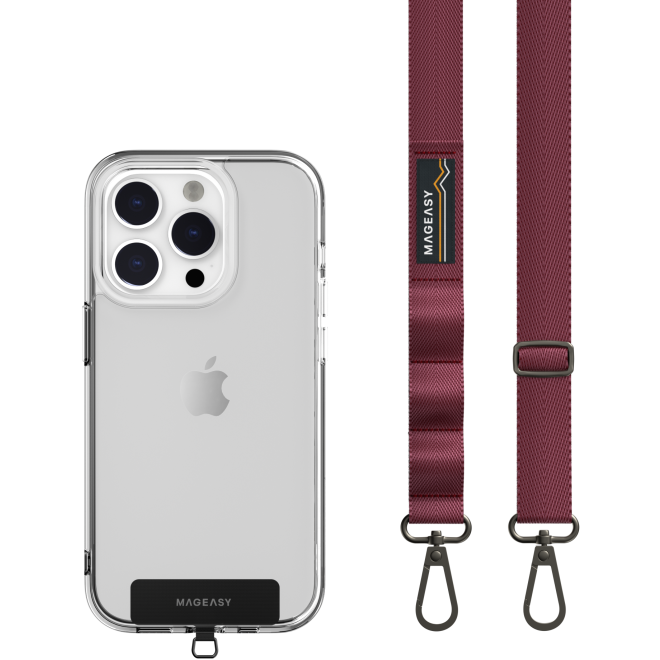 Curea SwitchEasy MAGEASY 20mm + strap card Rosu - iSTYLE RO
